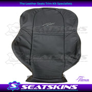 LEATHER SEATS TRIM KIT FOR HOLDEN VY SS SERIES 1 UTE WHITE STITCHING