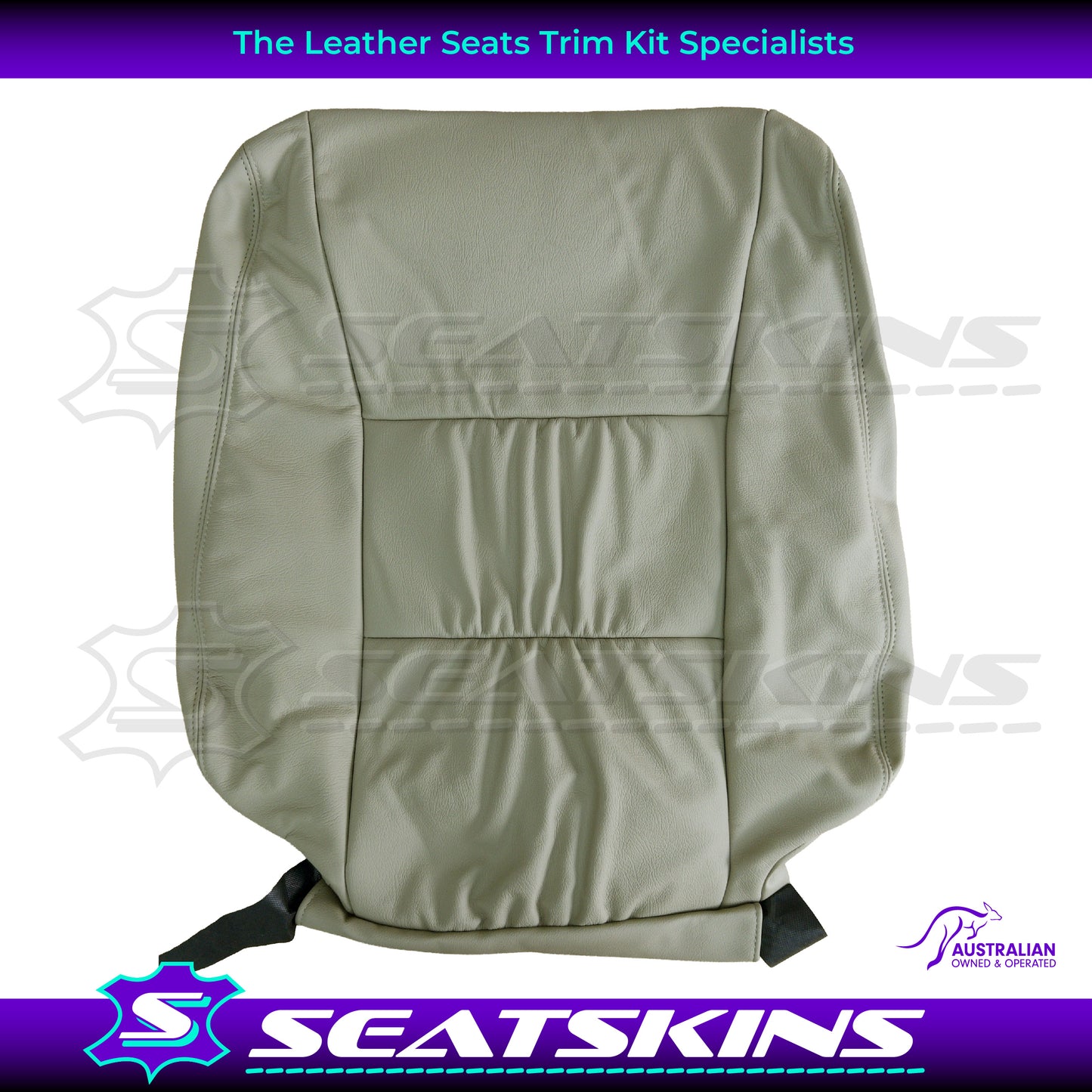 SINGLE BACKREST TRIM FOR LANDCRUISER 100 SERIES BEIGE SAHARA DRIVER OR PASS.