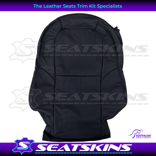 SINGLE LEATHER TRIM FOR VY/VX MONARO BACKREST BLACK LEATHER LH OR RH