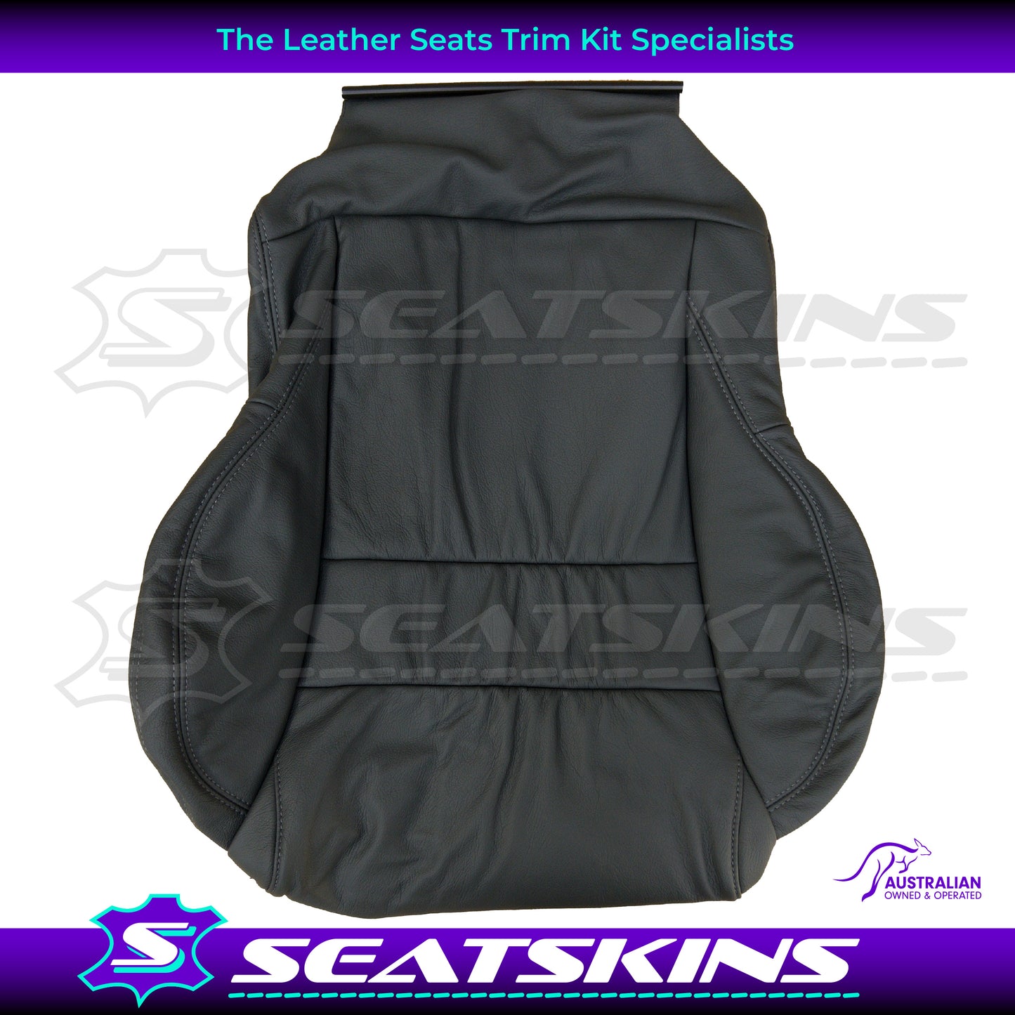 LEATHER SEATS TRIM KIT FOR HSV VT/VX COULSON SEDAN PEWTER GREY LEATHER