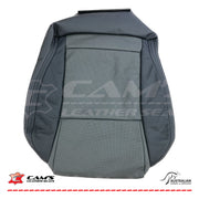 LEATHER TRIM FOR HOLDEN FRONT SEAT BASE VE SS SSV ONYX & GREY SILVER STITCH