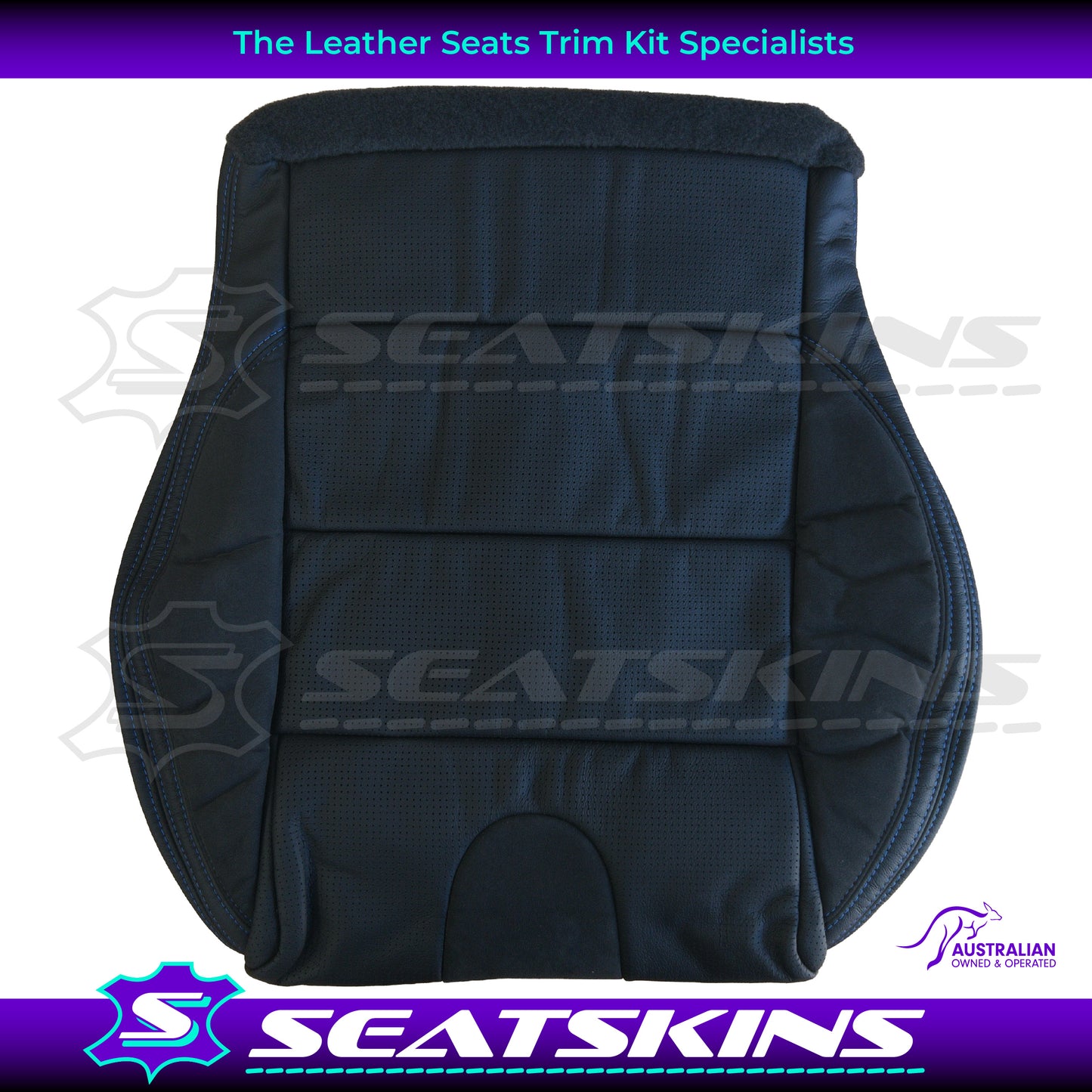LEATHER SEATS TRIM KIT SKINS FOR FORD/FPV BA/BF GT 2 SEATER