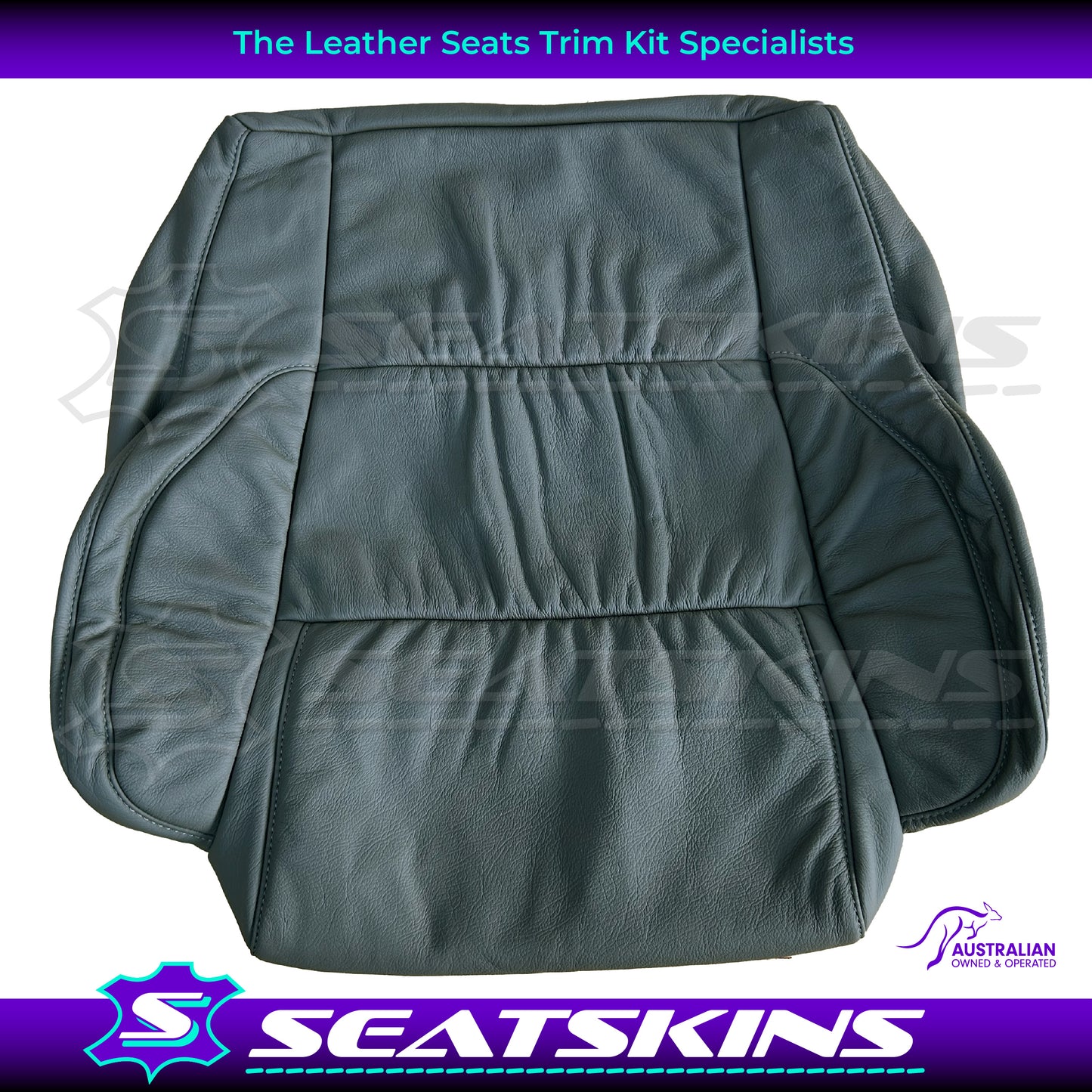 LEATHER SEATS TRIM KIT FOR HSV VS DEVONISH MALOO SENATOR CLUBSPORT GTS GREY 2 SEATS
