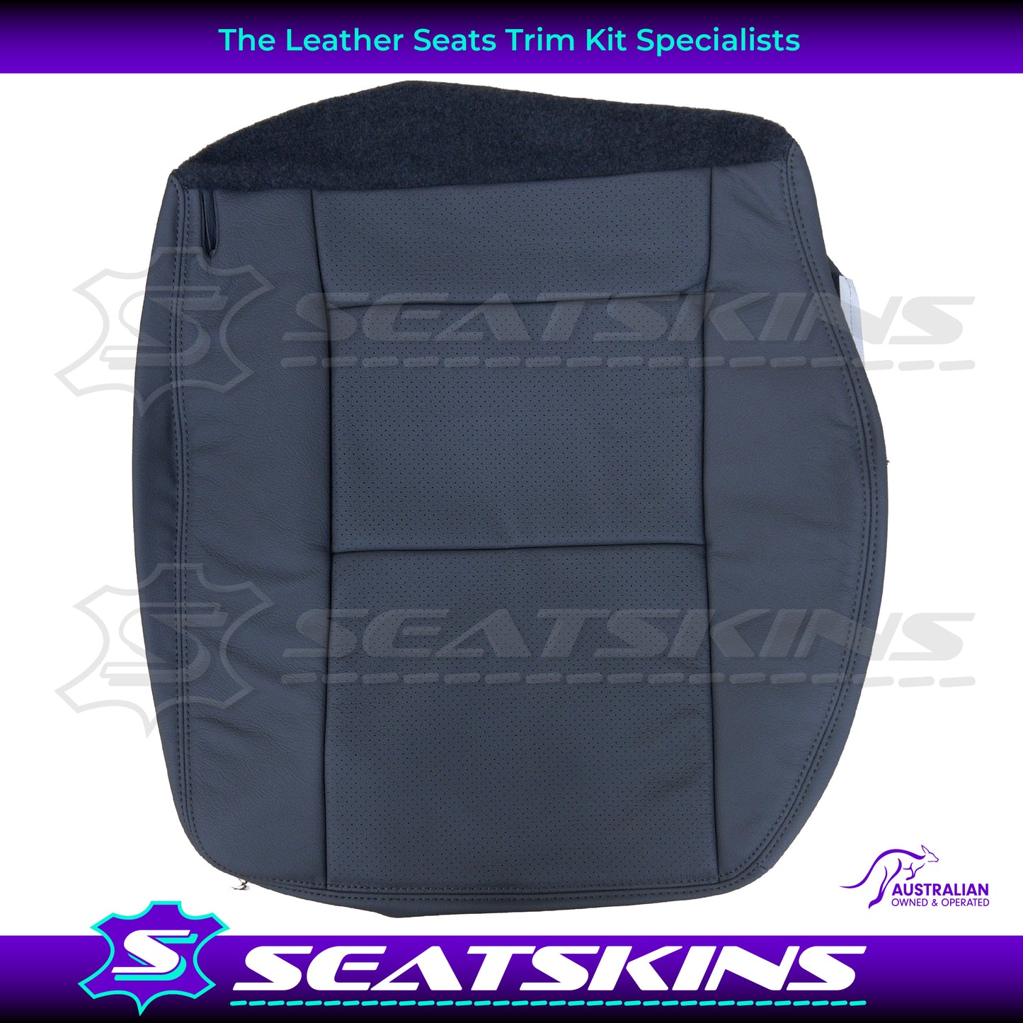 LEATHER SEATS TRIM KIT FOR TOYOTA LANDCRUISER 79 SERIES DARK GREY DUAL CAB