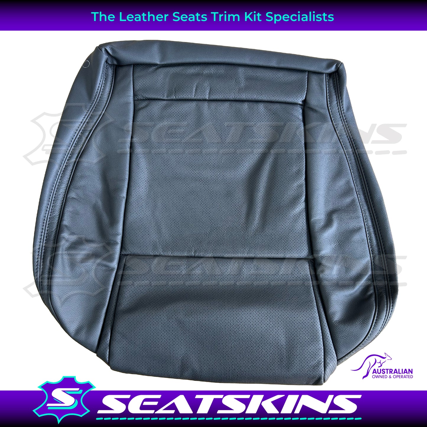 LEATHER SEATS TRIM KIT FOR HOLDEN VE SSV UTE SSV LOGO EMBROIDERED WITH RED V