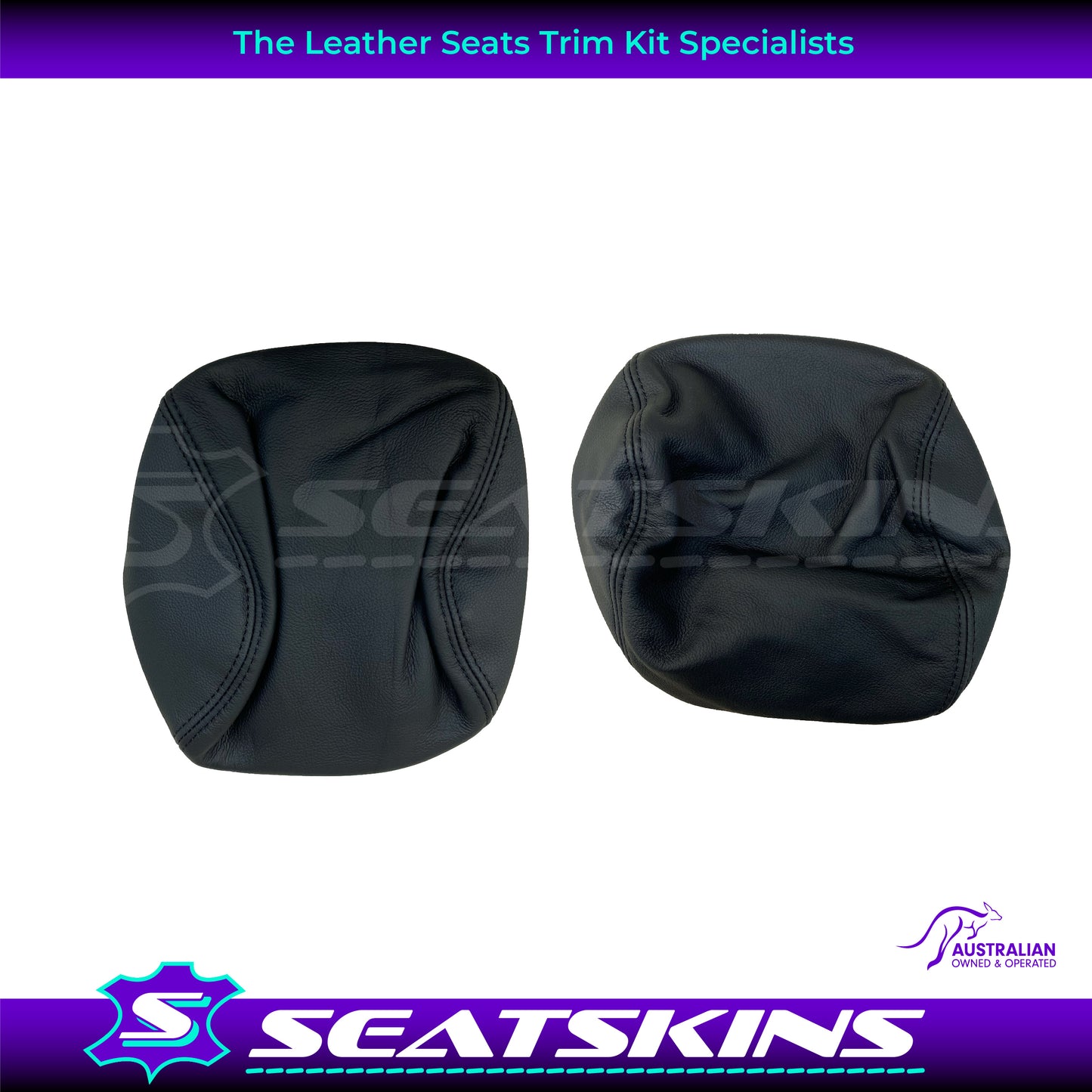 LEATHER SEATS TRIM KIT FOR VE SS 5 SEATS SEDAN ONYX BLACK FACTORY STYLE