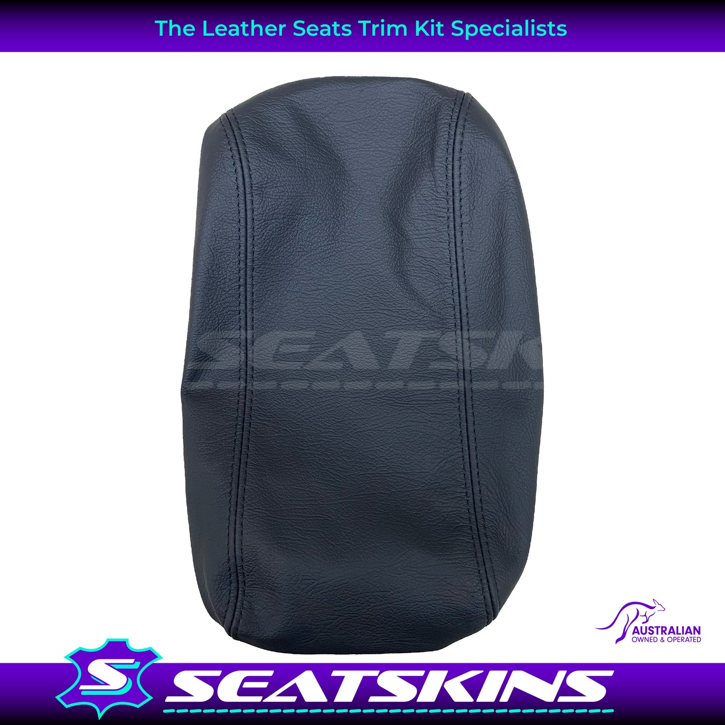 CONSOLE COVER LEATHER ARM REST COVER TO FIT VY OR VZ HOLDEN HSV ANTHRACITE