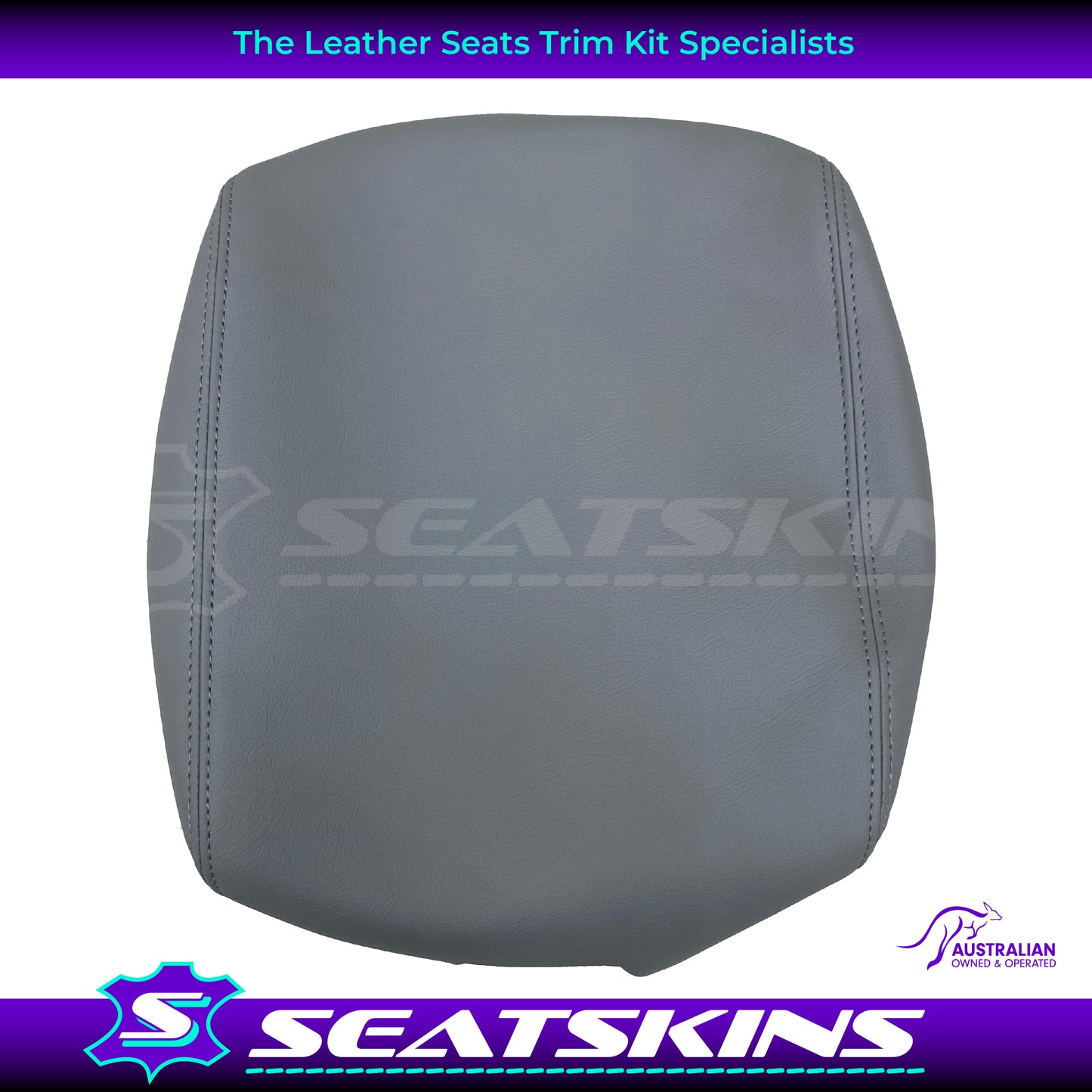 CUSTOM CONSOLE LID COVER FOR 100 SERIES SAHARA LANDCRUISER LIGHT GREY