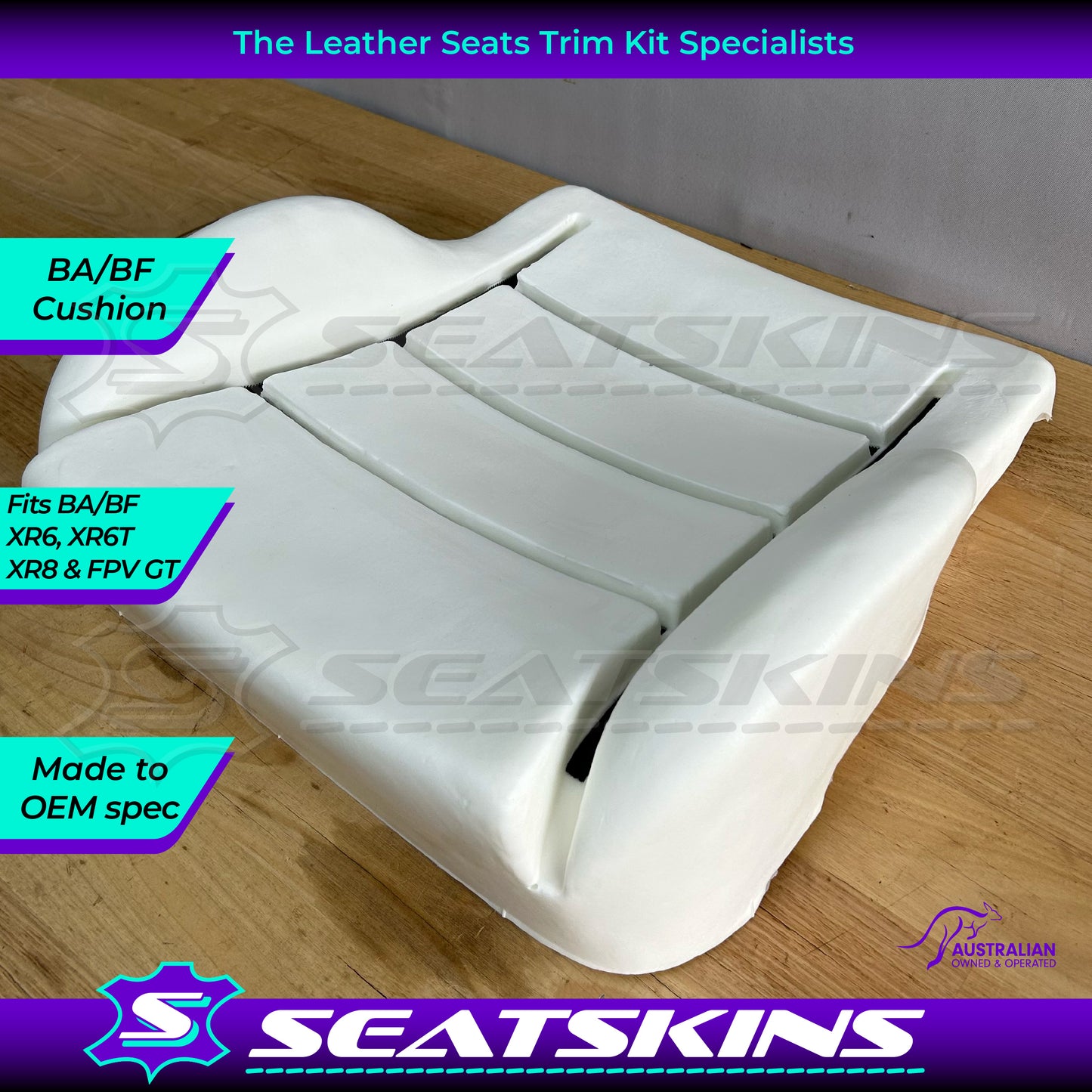 Foam Base Cushion Pad to fit Ford BA,BF XR6, XR6T, XR8, FPV GT