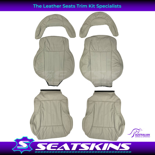 LEATHER SEATS TRIM KIT FOR HSV COULSON 2 SEATS HOLDEN HSV SENATOR VX COULSONS LIGHT SHALE