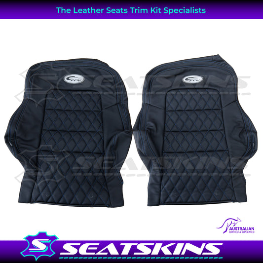 LEATHER SEATS TRIM KIT FOR FORD FG XR OR FPV 2 FRONT SEATS