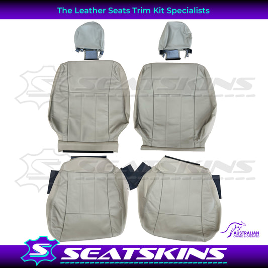 LEATHER SEATS TRIM KIT FOR TOYOTA 100 SERIES LIGHT BEIGE 5 SEATS GX/GXL
