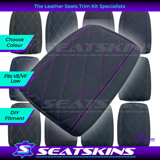 CONSOLE COVER ARM REST CUSTOM TO FIT HOLDEN VE VF LOW DIAMOND CHOOSE COLOUR