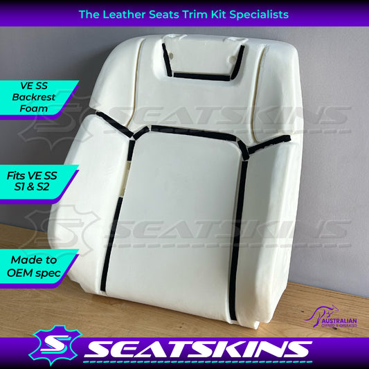 Foam Backrest Cushion Pad for Holden VE SS S1, S2 and VE HSV CLUBSPORT RH Drivers side