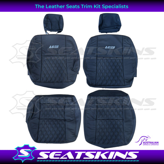 LEATHER SEATS TRIM KIT FOR TOYOTA LANDCRUISER 79 SERIES FRONT & REAR SEATS
