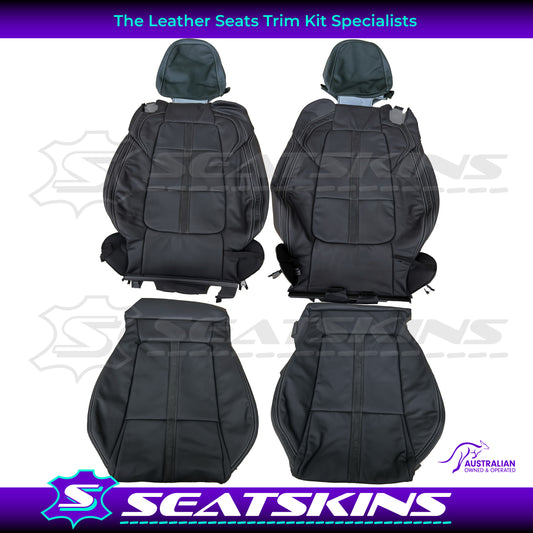 LEATHER SEATS TRIM KIT FOR VF SS/SSV/REDLINE UTE NAPPA LEATHER WITH SILVER STITCHING