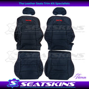 LEATHER SEATS TRIM KIT FOR FORD BA CHOOSE YOUR COLOUR XR LOGO OEM STYLE