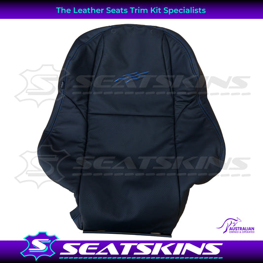 LEATHER SEATS TRIM KIT FOR HOLDEN VZ SS 2 FRONT SEATS BLUE SS