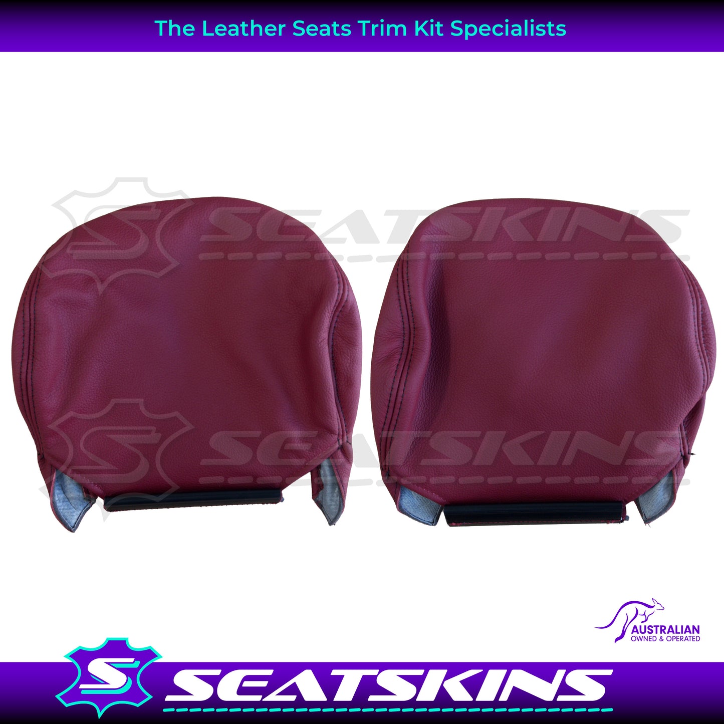LEATHER SEATS TRIM KIT FOR HOLDEN VT-VX-VU SS 2 SEATS REDHOT