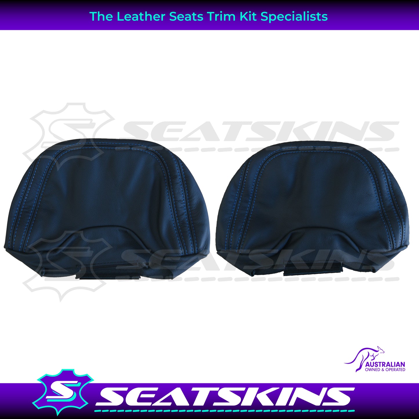 LEATHER SEATS TRIM KIT SKINS FOR FORD/FPV BA/BF GT 2 SEATER