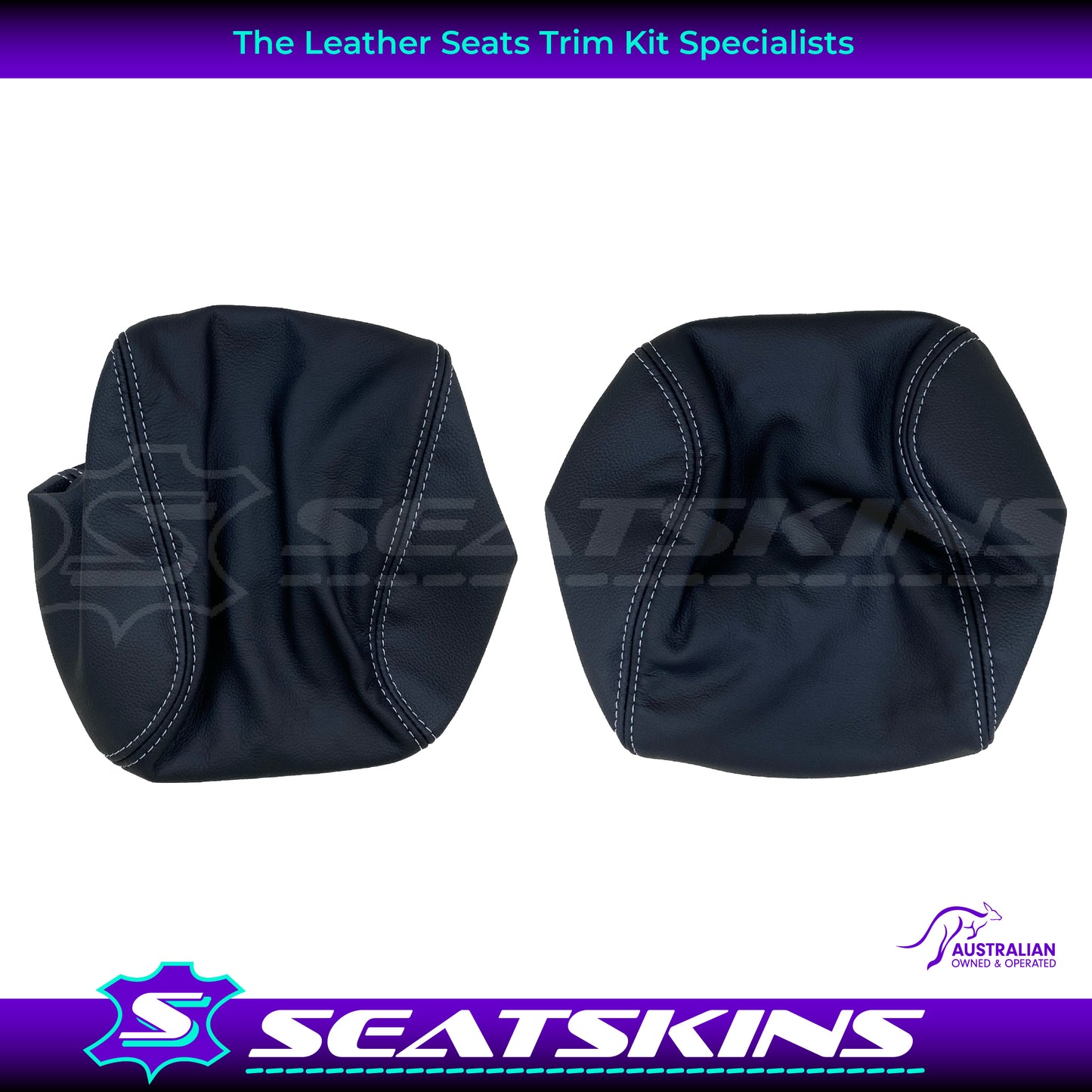 LEATHER SEATS TRIM KIT FOR VE HSV HOLDEN GTS / MALOO UTE 2 SEAT DIAMOND STITCH