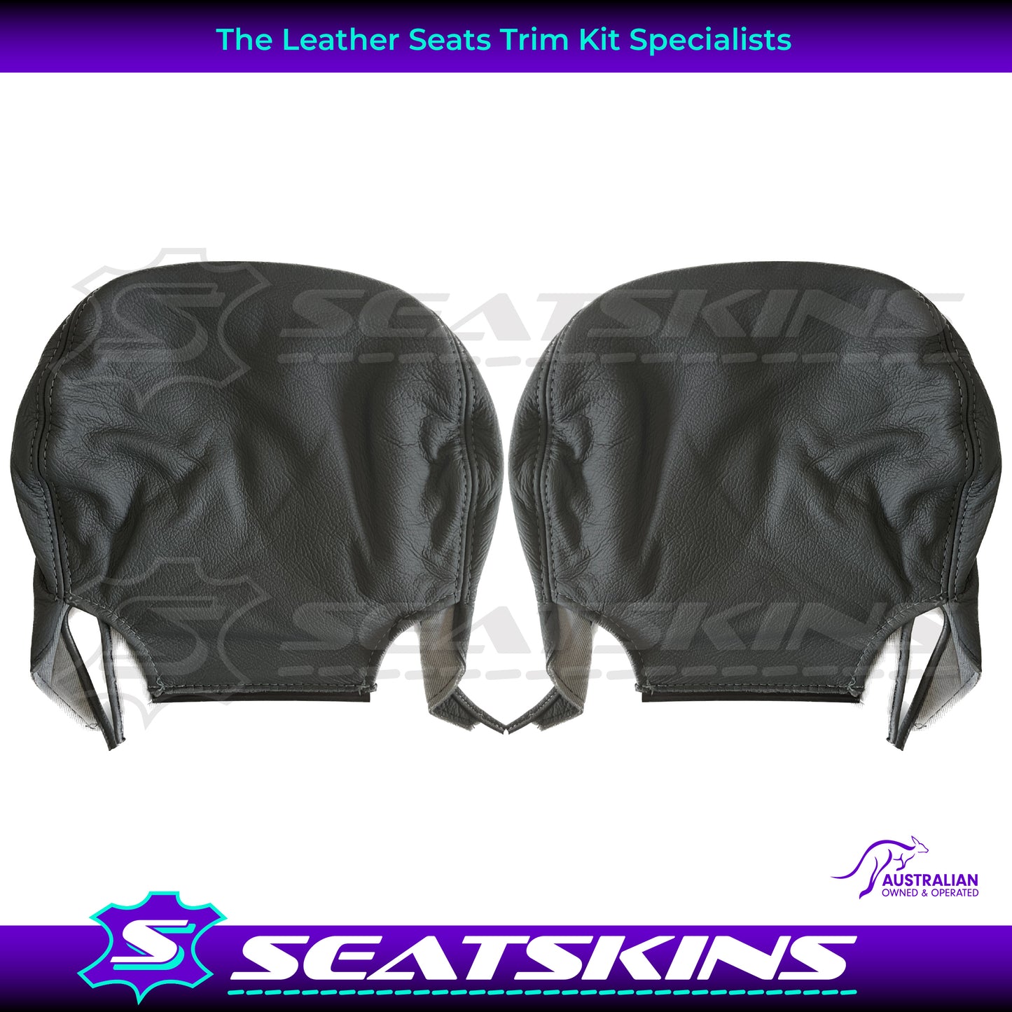LEATHER SEATS TRIM KIT FOR HSV VT SENATOR PEWTER GREY 2 SEATER