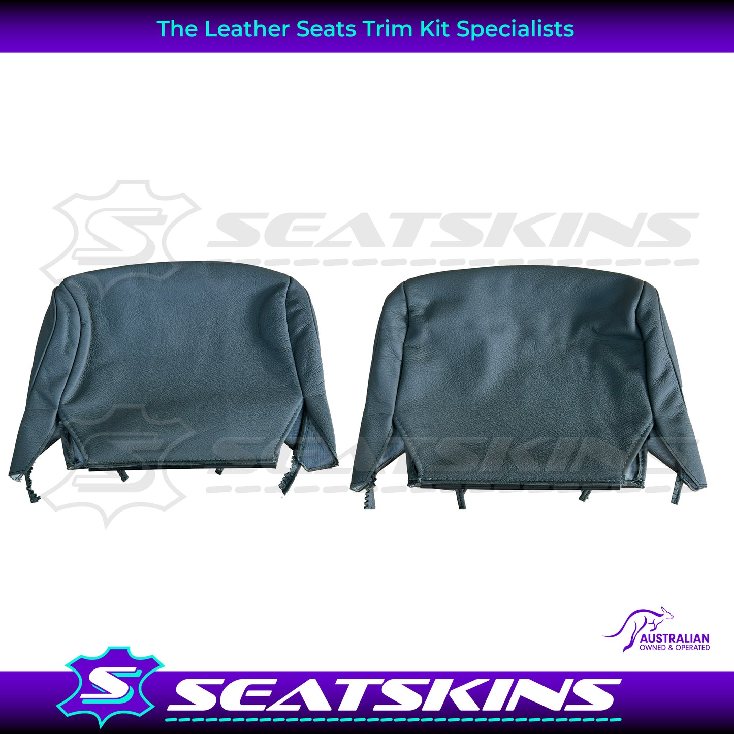 LEATHER SEATS TRIM KIT FOR HSV VS DEVONISH MALOO SENATOR CLUBSPORT GTS GREY 2 SEATS