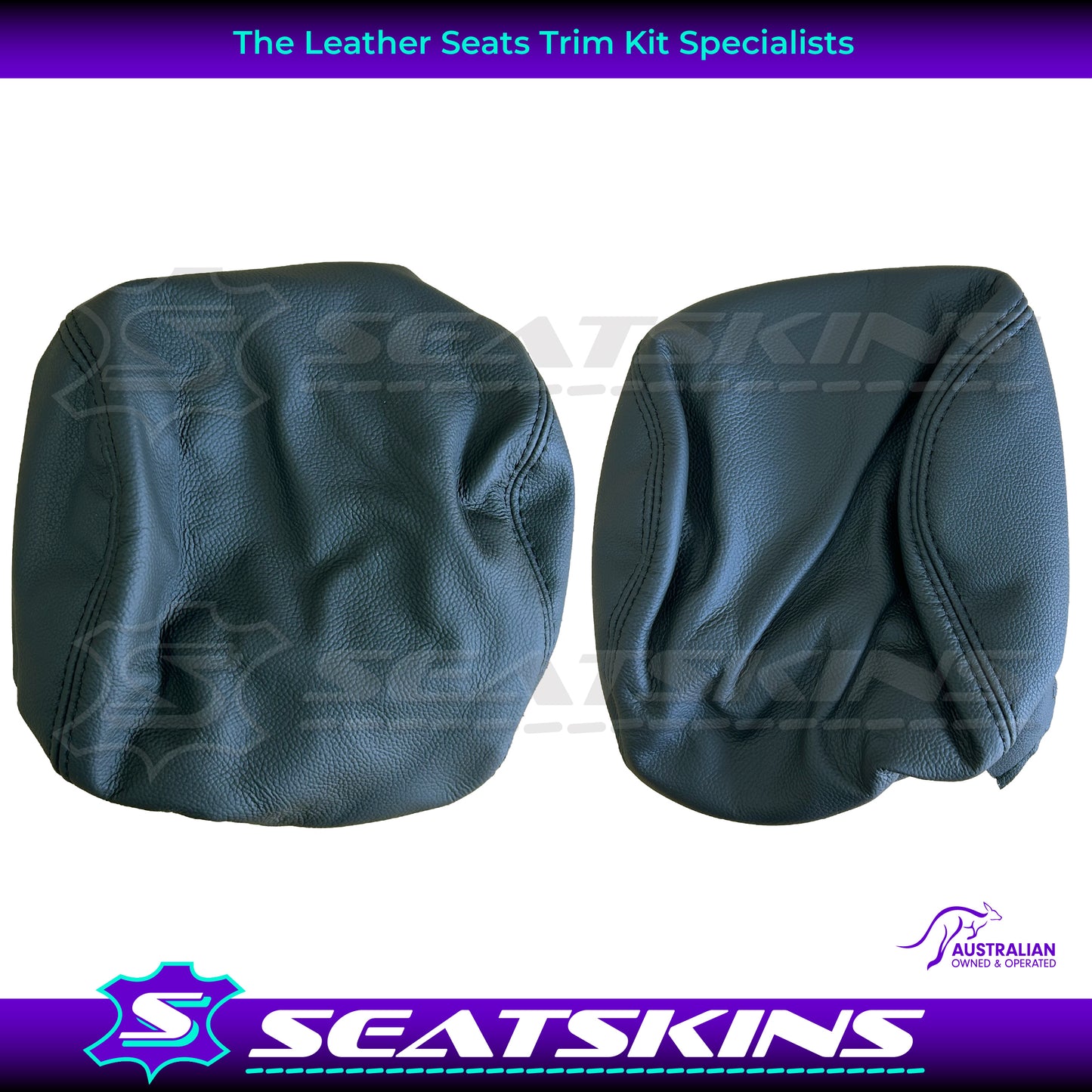 LEATHER SEATS TRIM KIT FOR HOLDEN VE SSV UTE SSV LOGO EMBROIDERED WITH RED V