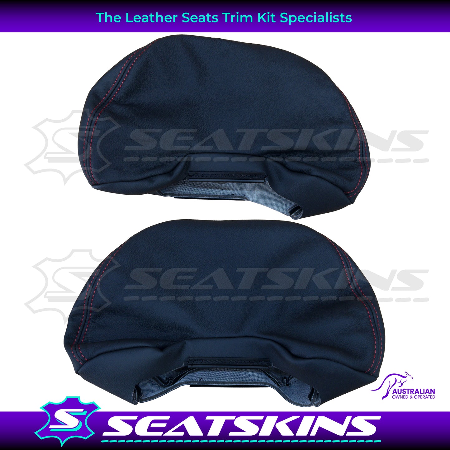 LEATHER SEATS TRIM KIT FOR FORD BA/BF CHOOSE YOUR COLOUR XR LOGO OEM STYLE