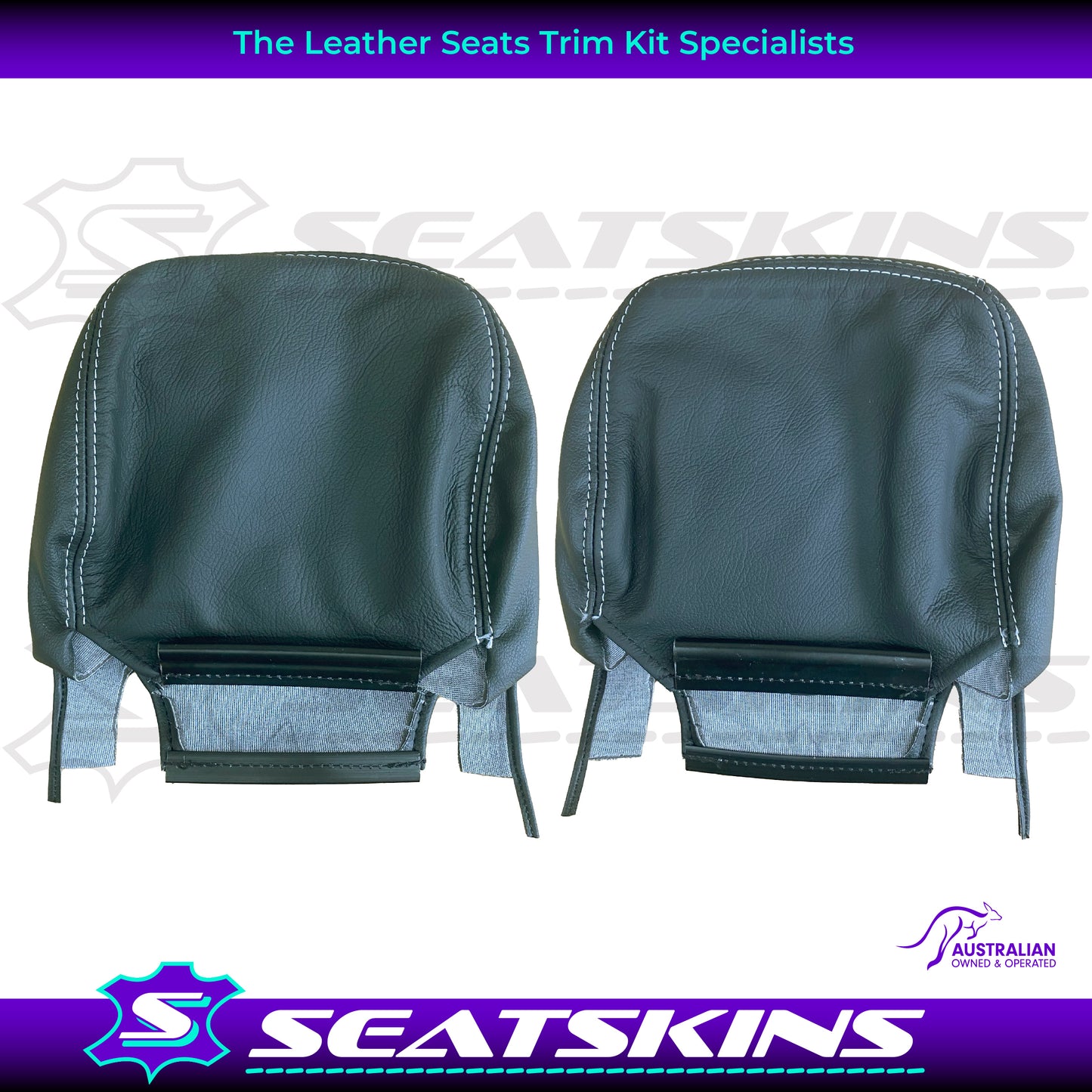 LEATHER SEATS TRIM KIT FOR VZ R8 CLUBSPORT / MALOO 2 FRONT SEATS DIAMOND STITCH