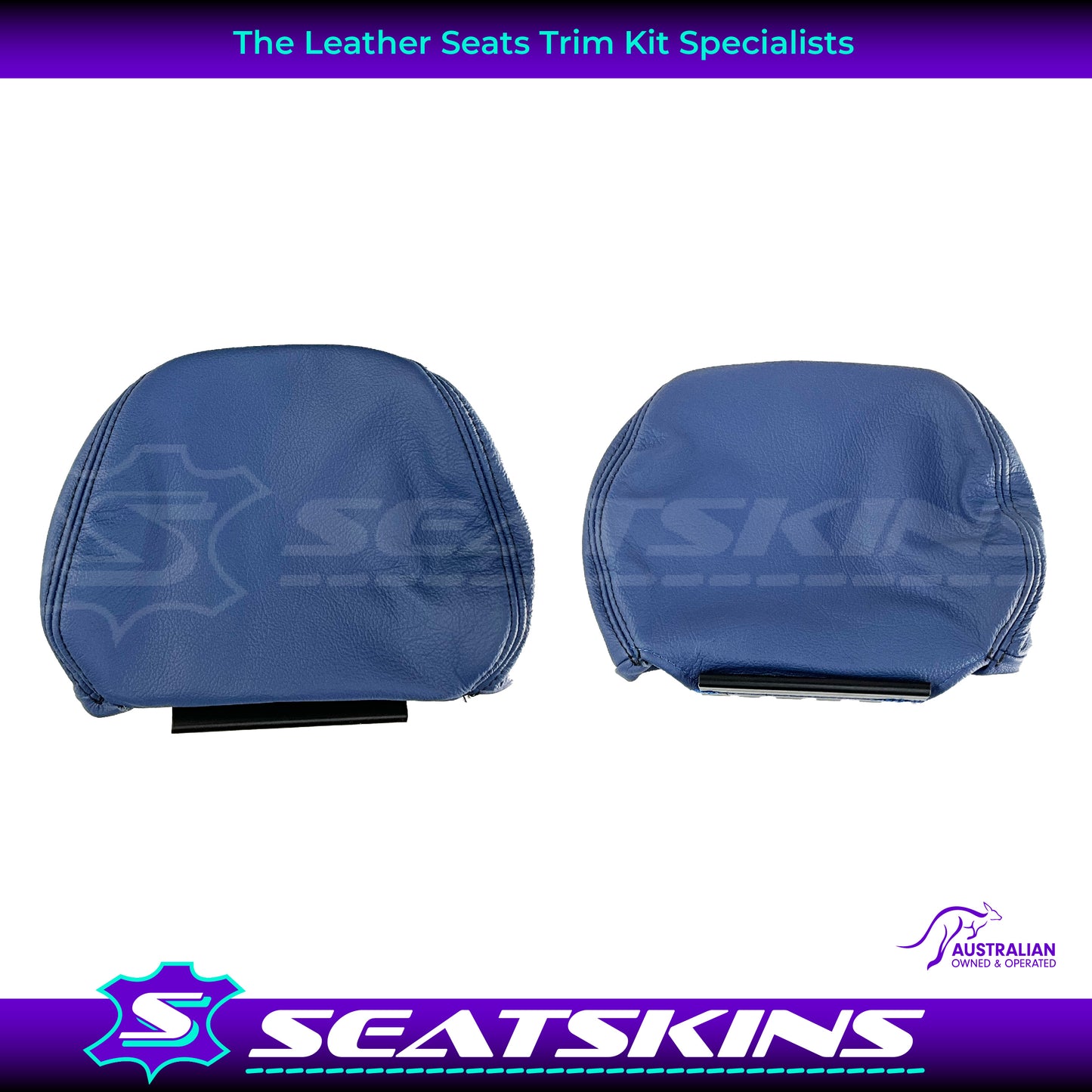 LEATHER SEATS TRIM KIT FOR HOLDEN VY S2 / VZ SS UTE BLUE FACTORY STYLE