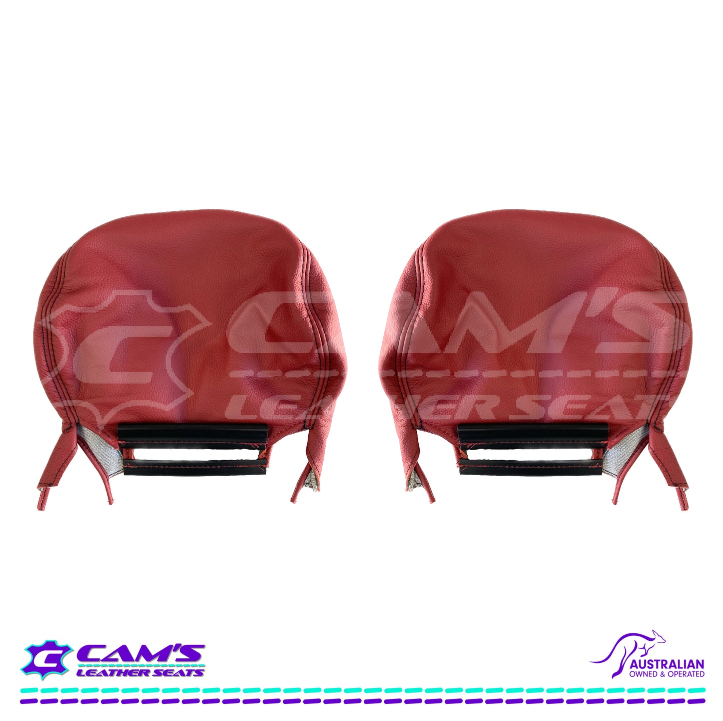 LEATHER SEATS TRIM KIT FOR VY/VZ SS SEDAN FRONT & REAR SEATS RED/BLACK DIAMOND