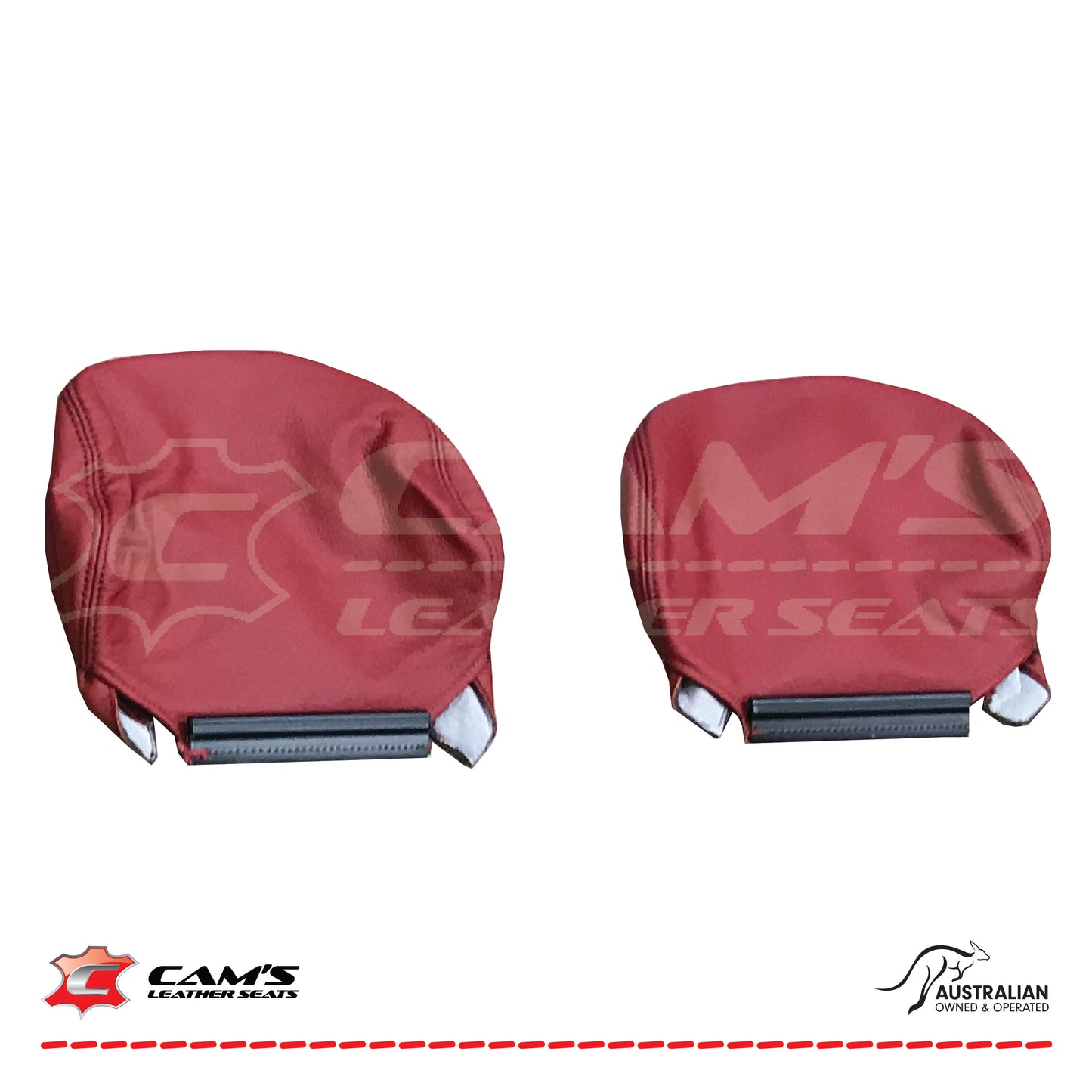 LEATHER SEATS TRIM KIT FOR HOLDEN VY SERIES 1 SS SEDAN RED HOT FACTORY STYLE