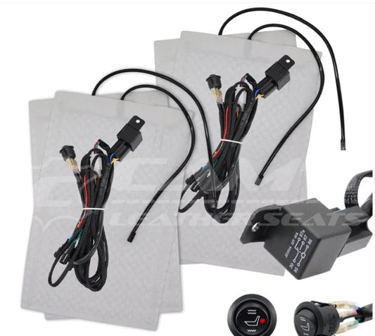Seat Heaters 2 Seats universal car seat warmers, dual heat setting switch, 12V, AUS stock