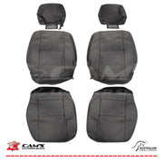 LEATHER SEATS TRIM KIT FOR TOYOTA LANDCRUISER 79 SERIES GREY W/PERF INSERTS