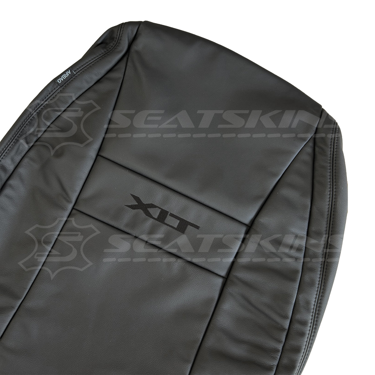 Replacement leather seat trim kit for FORD ranger xlt 2 seats black – product view 2