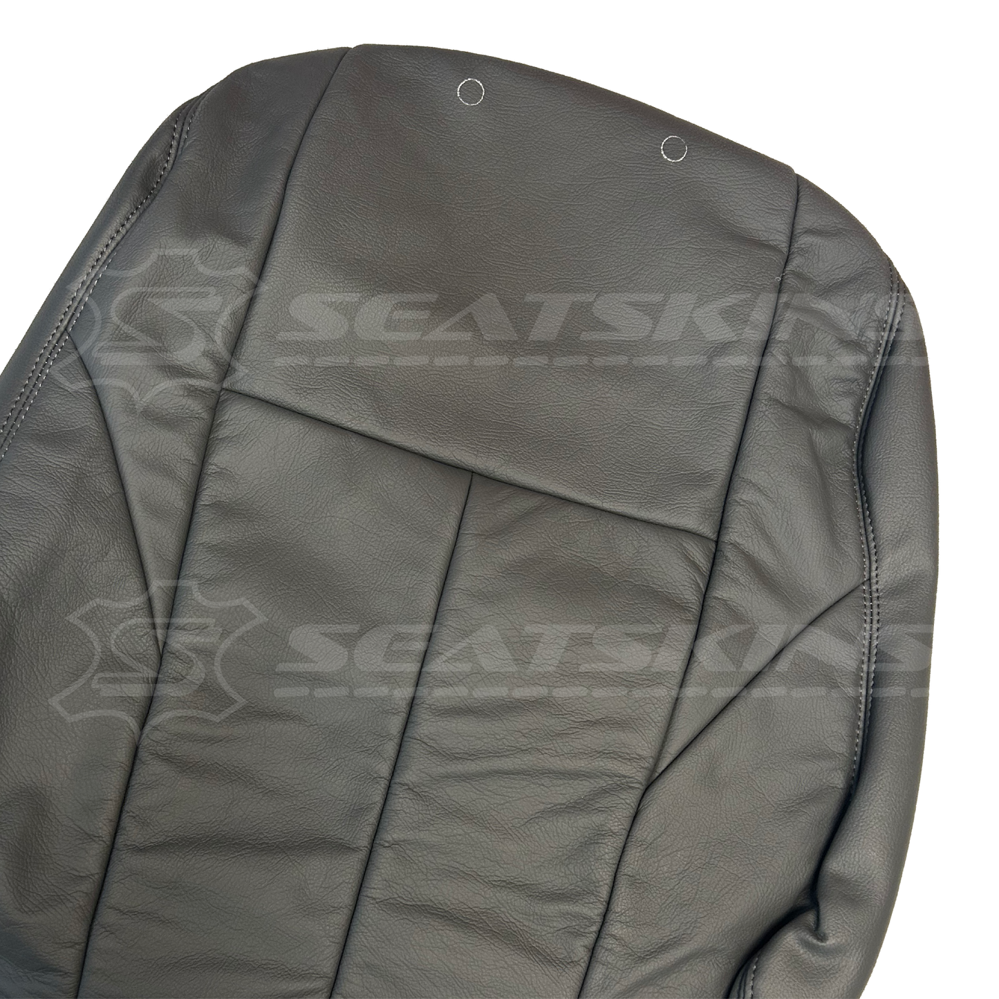 LEATHER SEATS TRIM KIT SKINS FOR HOLDEN COLORADO RG GREY 5 SEATS