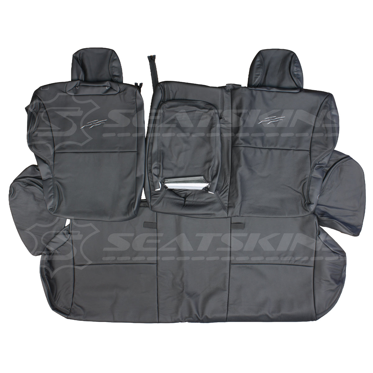 Replacement leather seat trim kit for HOLDEN VY series 1 wagon SS anthracite factory style 5 seats – product view 3
