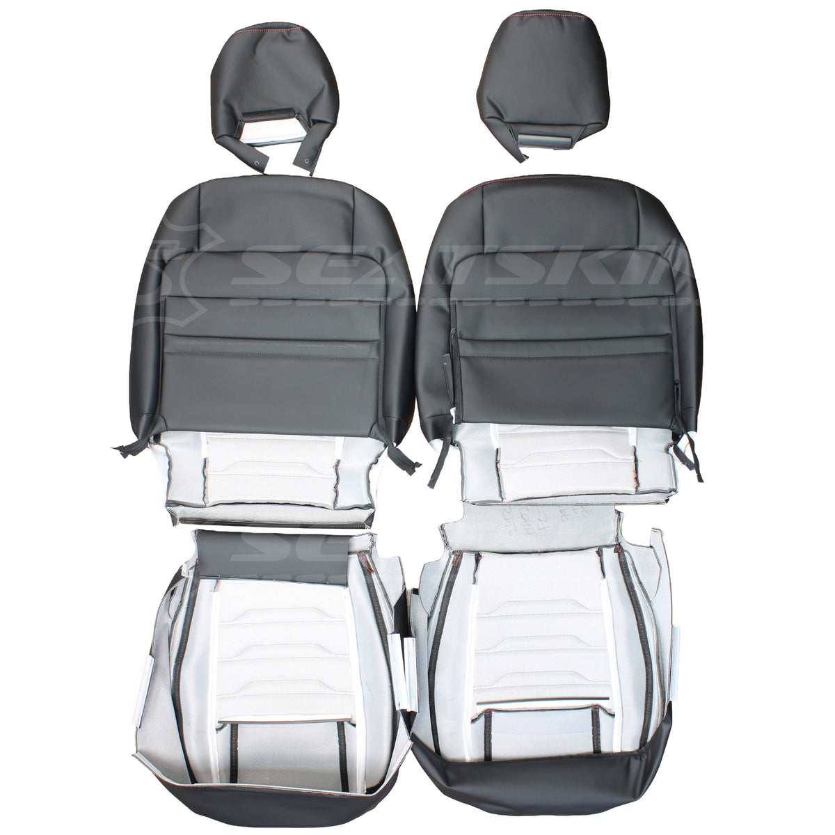 Replacement leather seat trim kit for HSV sportscat colorado HOLDEN 5 seats – product view 5