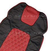 LEATHER SEATS TRIM KIT SKINS FOR HOLDEN/HSV VE GTS RED/BLACK 2 SEATER BESPOKE (Copy)