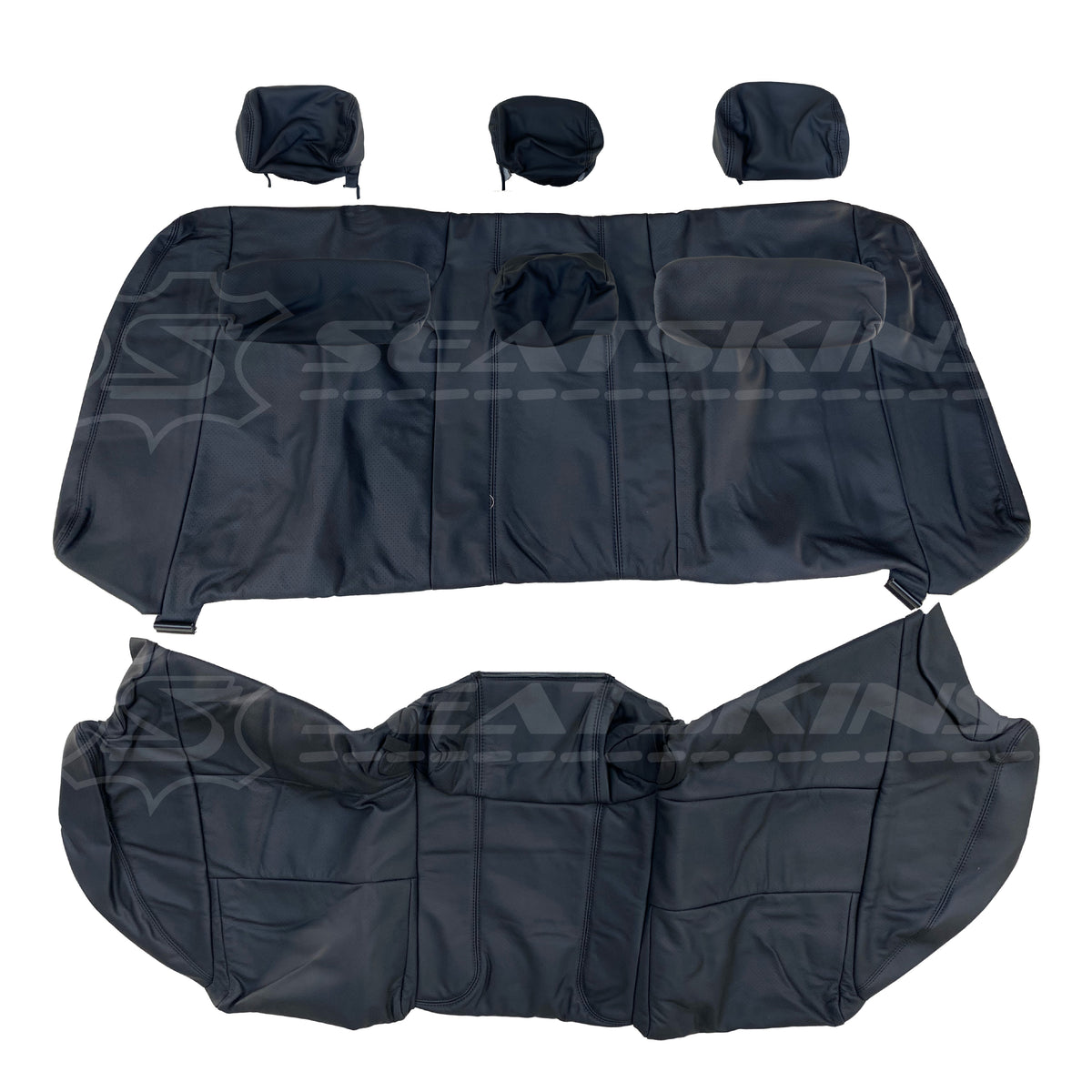 LEATHER SEATS TRIM KIT FOR HOLDEN VY S2 / VZ SS CREWMAN ANTHRACITE BLACK
