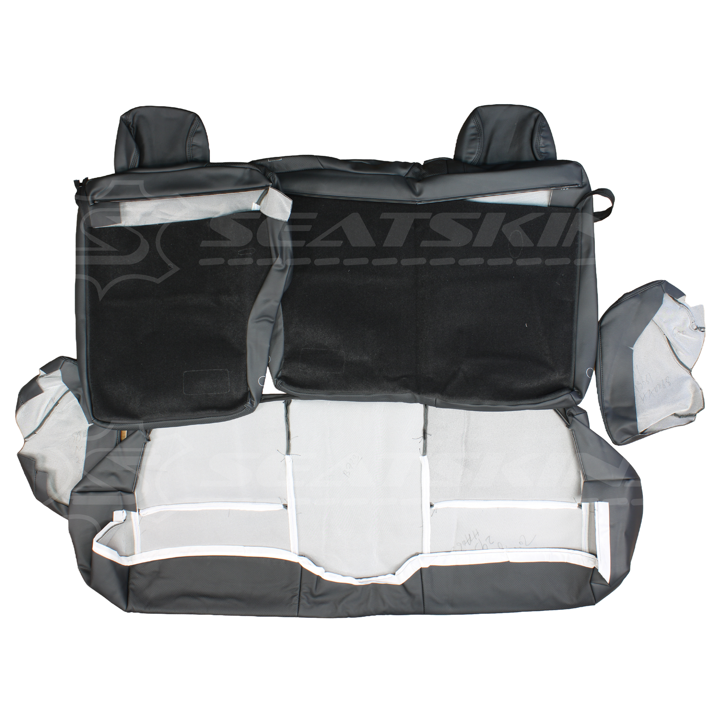 LEATHER SEATS TRIM KIT FOR HOLDEN VY SERIES 1 WAGON SS ANTHRACITE FACTORY STYLE 5 SEATS