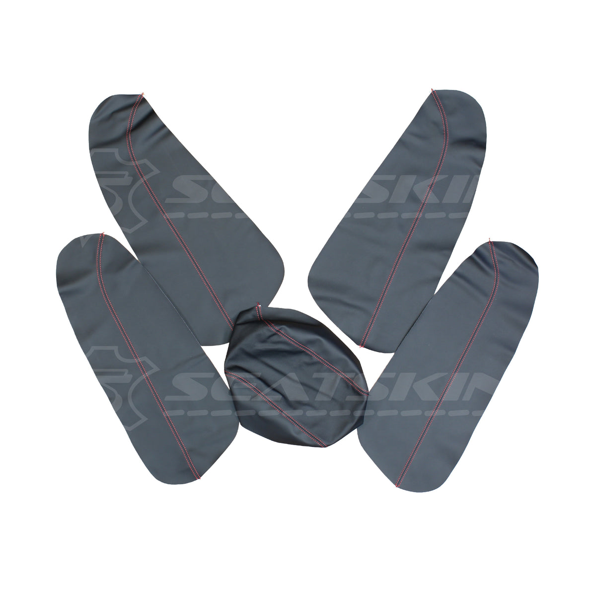 Replacement leather seat trim kit for HSV sportscat colorado HOLDEN 5 seats – product view 7