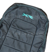 LEATHER SEATS TRIM KIT SKINS FOR FORD BA/BF XR FALCON TEAL XR LOGOS 5 SEATS