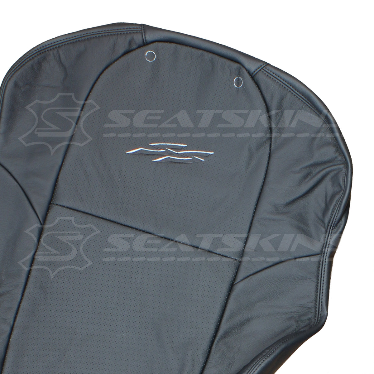 Replacement leather seat trim kit for HOLDEN VY series 1 wagon SS anthracite factory style 5 seats – product view 2