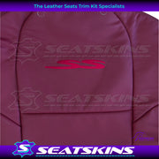 LEATHER SEATS TRIM KIT FOR HOLDEN VT-VX-VU SS 2 SEATS RED HOT