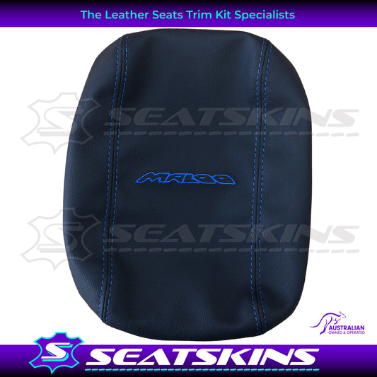 CONSOLE COVER FOR HOLDEN VE/VF MID HEIGHT ONYX BLUE MALOO LOGO