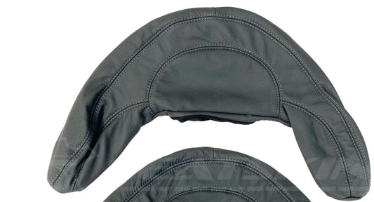 LEATHER TRIM FOR HSV COULSON HEADREST IN PEWTER GREY 1 ONLY