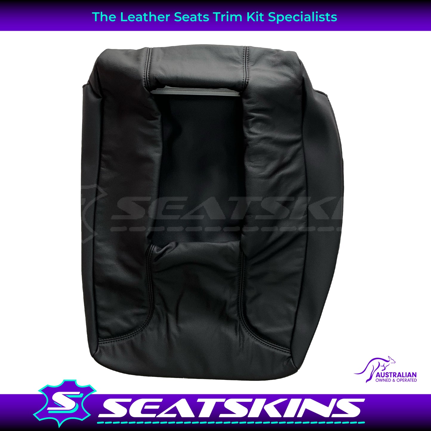 LEATHER SEATS TRIM KIT FOR VE SS SEDAN FRONT & REAR SEATS ONYX & GREY INSERTS