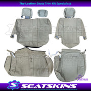 LEATHER SEATS TRIM KIT FOR TOYOTA 100 SERIES LIGHT BEIGE 5 SEATS GX/GXL